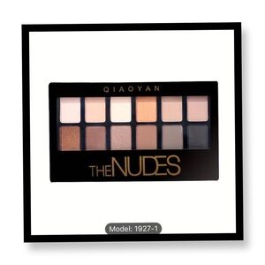 [12-Color Long-Lasting Eyeshadow Palette] Qiaoyan 12-Color Eyeshadow Palette -